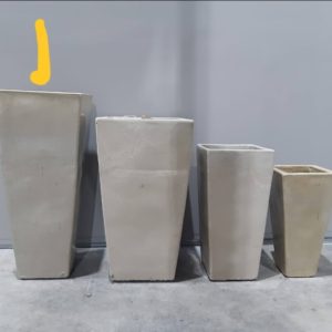 גלזורה מוקה מרובע צר גבוה (מלאי 4 יחידות)