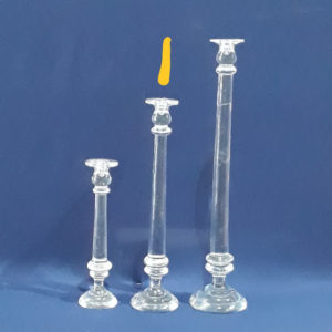 פמוט שקוף קונגו M (מלאי 38 יחידות)